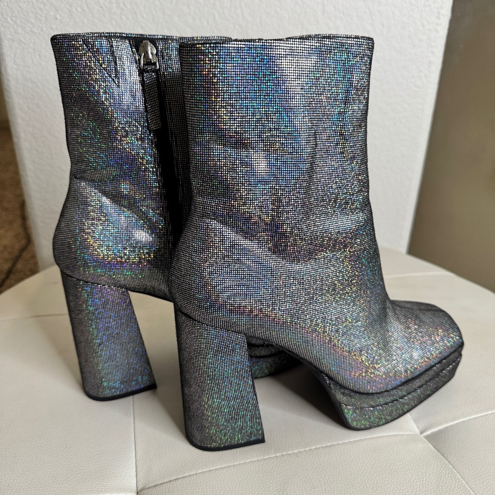 Aldo Rainbow Platform Boots - size 8.5